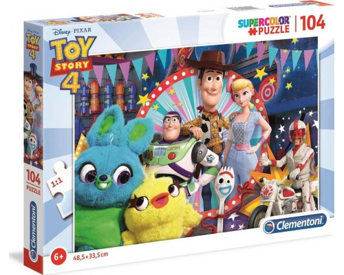 Clementoni Puzzle 104 elementów Super Kolor Toy story 4