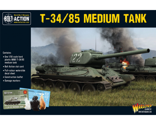 Bolt Action - T34/85 Medium Tank - EN