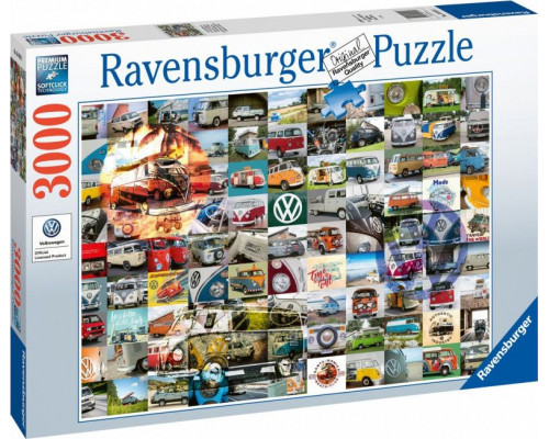 Ravensburger Puzzle 3000 elementów 99 Momentów Kampera VW