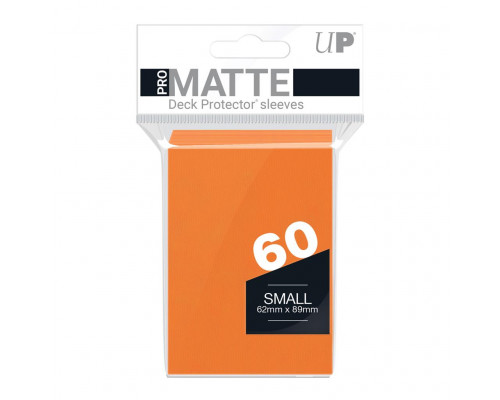 UP - Small Sleeves - Pro-Matte - Orange (60 Sleeves)