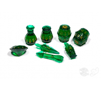 PolyHero Rogue 8 Dice Set Emerald Emissary