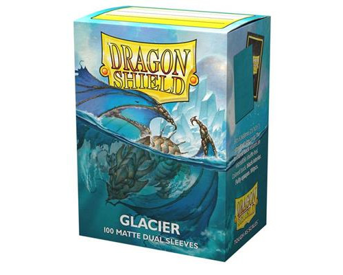 Dragon Shield Standard Matte Dual Sleeves - Glacier Miniom (100 Sleeves)