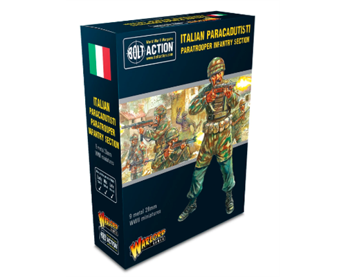 Bolt Action - Italian Paracadutisti paratrooper infantry section - EN