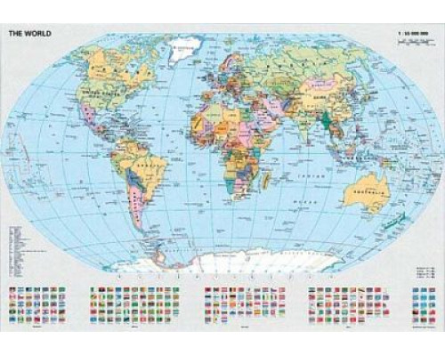 Ravensburger Puzzle Polityczna mapa świata, 1000 elementów (156528)