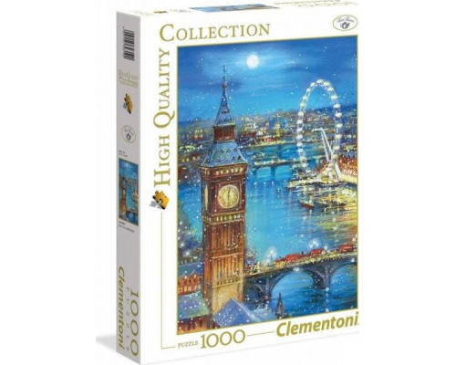 Clementoni Clementoni Puzzle 1000el Płatki śniegu na Big Ben 39319