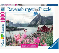 Ravensburger Puzzle 1000 elementów Skandynawskie Domek