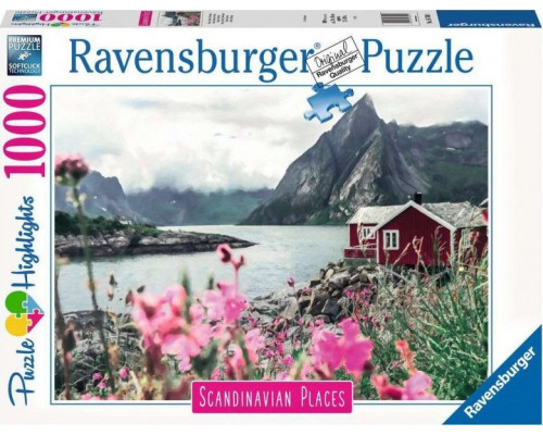 Ravensburger Puzzle 1000 elementów Skandynawskie Domek