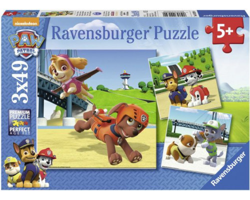 Ravensburger Puzzle 3w1. Psi Patrol (RAP 092390)