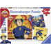 Ravensburger Puzzle 3w1, Strażak Sam - Dzwoń po Pomoc! (RAP 093861)