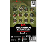 D&D Idols of the Realms: Scales & Tails - Snake Den - 2D Set