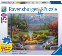 Ravensburger Puzzle 750el Brzeg rzeki 164455 RAVENSBURGER