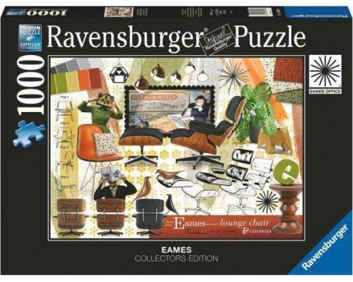 Ravensburger Puzzle 1000el Eames design 168996 RAVENSBURGER