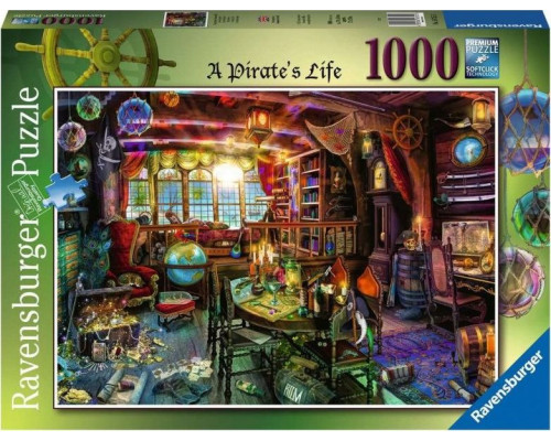 Ravensburger Puzzle 2D 1000 elementów Pirackie życie