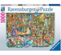 Ravensburger Puzzle 2D 1000 elementów Północ w bibilotece