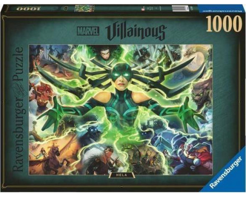 Ravensburger Puzzle 1000el Disney Villainous Złoczyńcy: Hela 169030 RAVENSBURGER