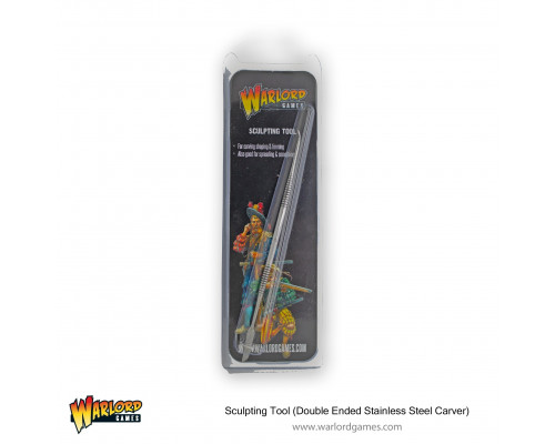 Warlord Sculpting Tool (Double Ended Stainless Steel Carver)