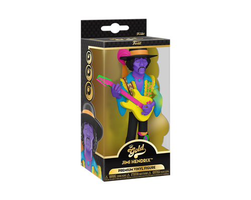 Funko POP! Vinyl Gold 5": Jimi Hendrix(BLKLT)