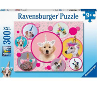 Ravensburger Puzzle 300el Pieski Jednorożce 132973 RAVENSBURGER p6