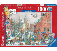 Ravensburger Puzzle 1000el Amsterdam zimą 197866 RAVENSBURGER p5