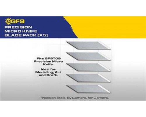 GF9 - Precision Micro Knife Blade Pack (x5)