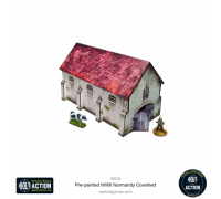 Bolt Action: Pre-Painted WWII Normandy Cowshed - EN