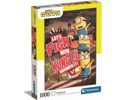 Clementoni Puzzle 1000 Minionki: Wejście Gru