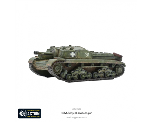 Bolt Action - Hungarian 43M Zrinyi II Assault Gun Tank - EN