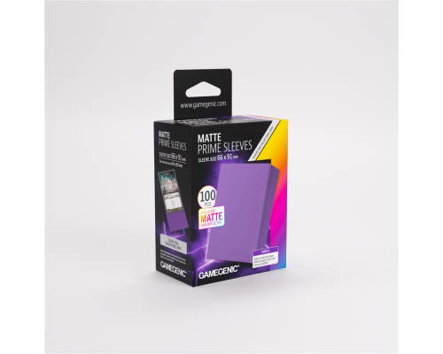 Gamegenic - Matte Prime Sleeves Purple 66x91