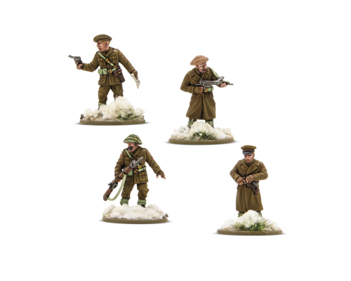 Bolt Action - British & Canadian Infantry (Winter) Platoon Commanders - EN