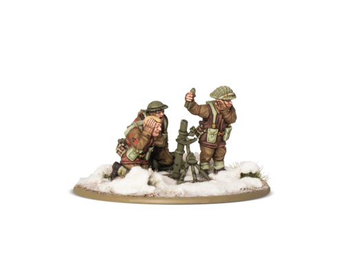 Bolt Action - British & Canadian Infantry (Winter) Medium Mortar Team - EN
