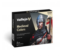 Vallejo - Model Color / Figure / 16 colors set - Medieval Colors  18 ml