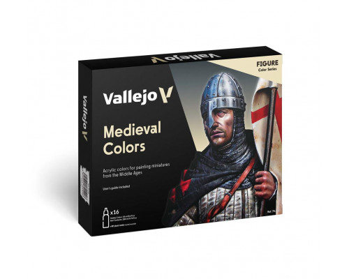 Vallejo - Model Color / Figure / 16 colors set - Medieval Colors  18 ml