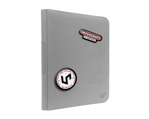 UP - Patchcraft Zippered 9-Pocket PRO-Binder Gray