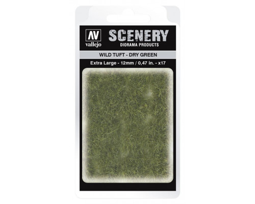 Vallejo - Scenery - Wild Tuft  Dry Green (12 mm)