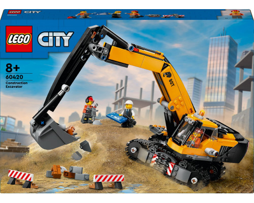 LEGO City Żółty ruchomy żuraw (60420)