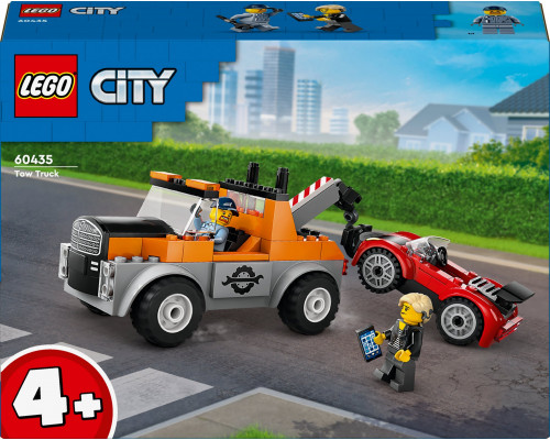 LEGO City Samochód pomocy drogowej i naprawa sportowego auta (60435)