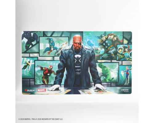 Magic: The Gathering | Marvel Super Heroes Prime Playmat - Director Nick Fury