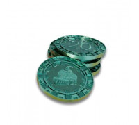 12 Metal Coins (Play Money) for Clans of Caledonia: Industria (12 x 20)