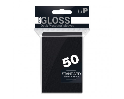 UP - Standard Sleeves - Black (50 Sleeves)