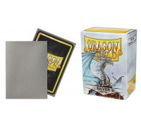 Dragon Shield Standard Sleeves - Matte Silver (100 Sleeves)