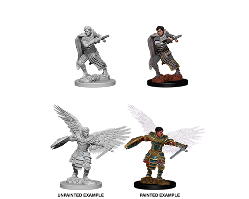 D&D Nolzur’s Marvelous Miniatures: Male Aasimar Fighter