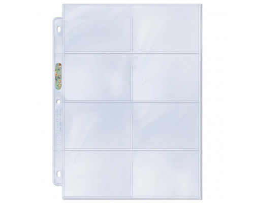 UP - Platinum 8-Pocket Page with 3-1/2" X 2-3/4" (100 Pages)