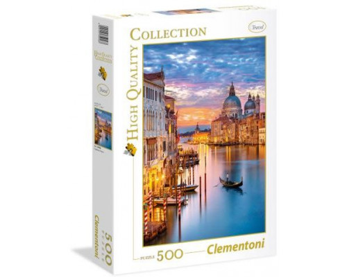 Clementoni Puzzle 500 elementów. HQC - Lighting Venice (35056 CLEMENTONI)