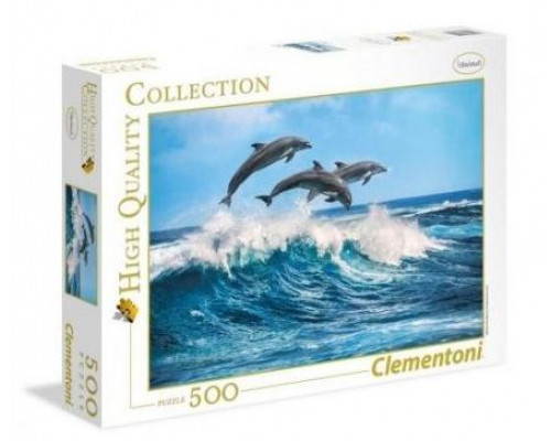 Clementoni Puzzle 500 - Dolphins (275470)