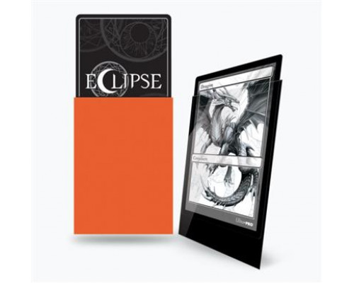 UP - Standard Sleeves - Gloss Eclipse - Pumpkin Orange (100 Sleeves)