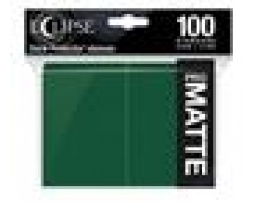 UP - Eclipse Matte Standard Sleeves: Forest Green (100 Sleeves)
