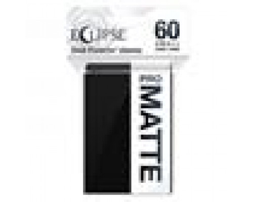 UP - Eclipse Matte Small Sleeves: Jet Black (60 Sleeves)