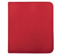 UP - 12-Pocket Zippered PRO-Binder - Red