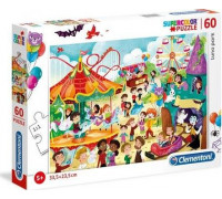 Clementoni Puzzle 60 elementów Luna Park