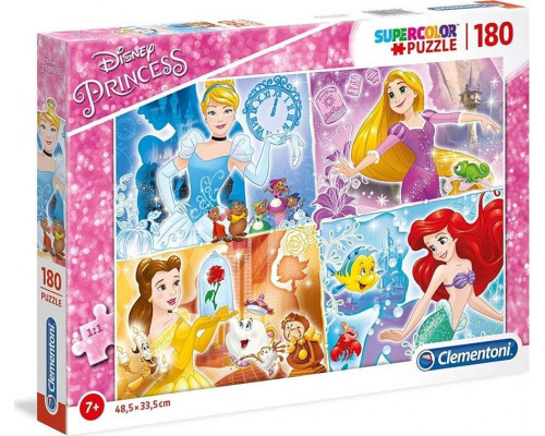 Clementoni Puzzle 180 Super kolor Princess